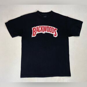 Backwoods Graphic Logo T-shirt Men Medium Short Sleeve